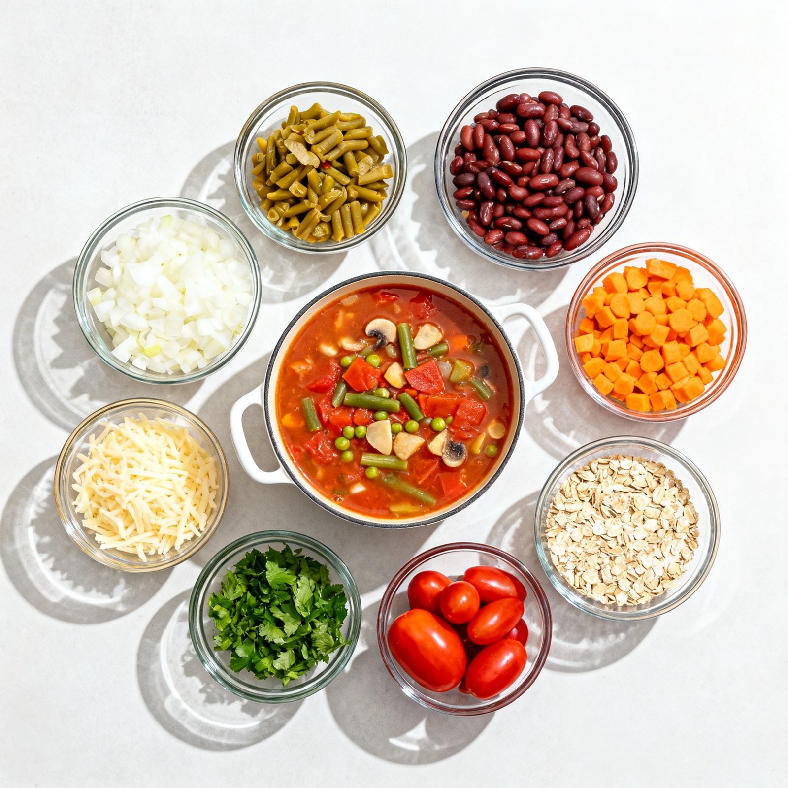 The Best Hearty Minestrone Soup ingredients