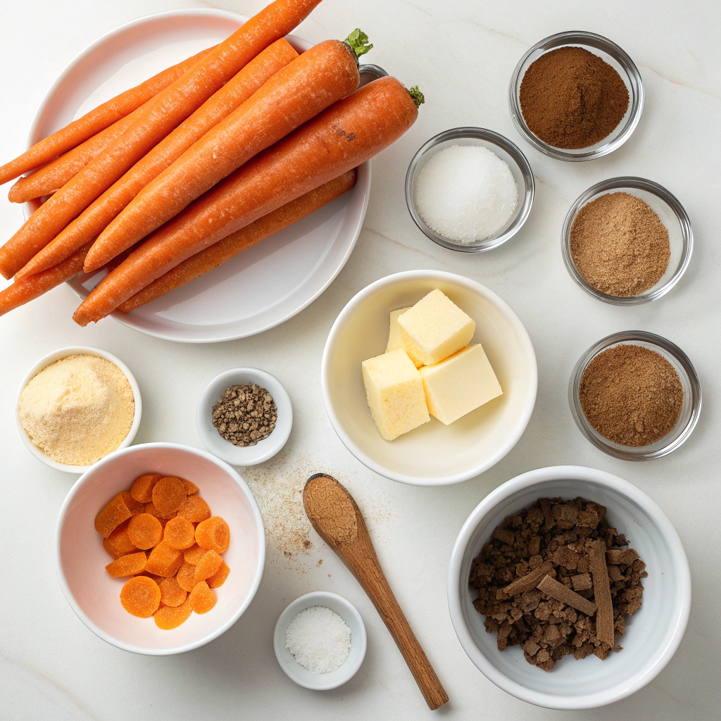 Brown Sugar Glazed Carrots ingredients