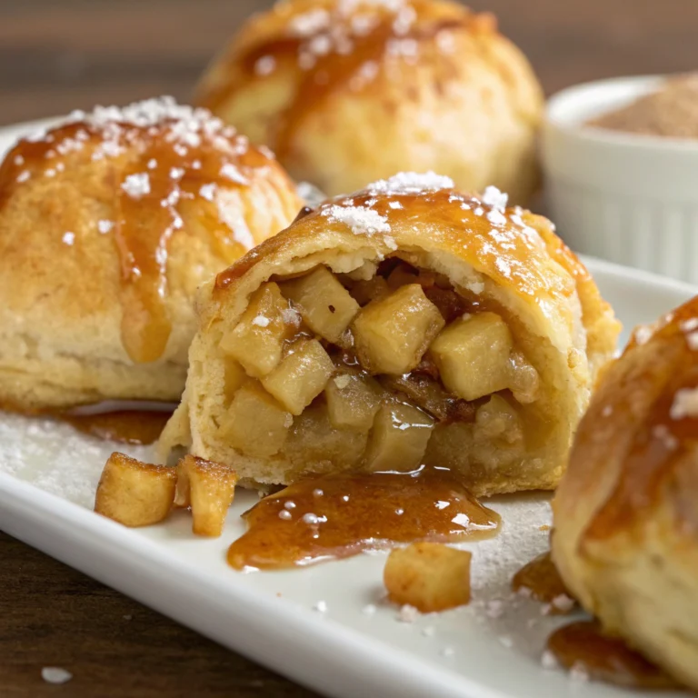Easy Caramel Apple Pie Bombs Recipe