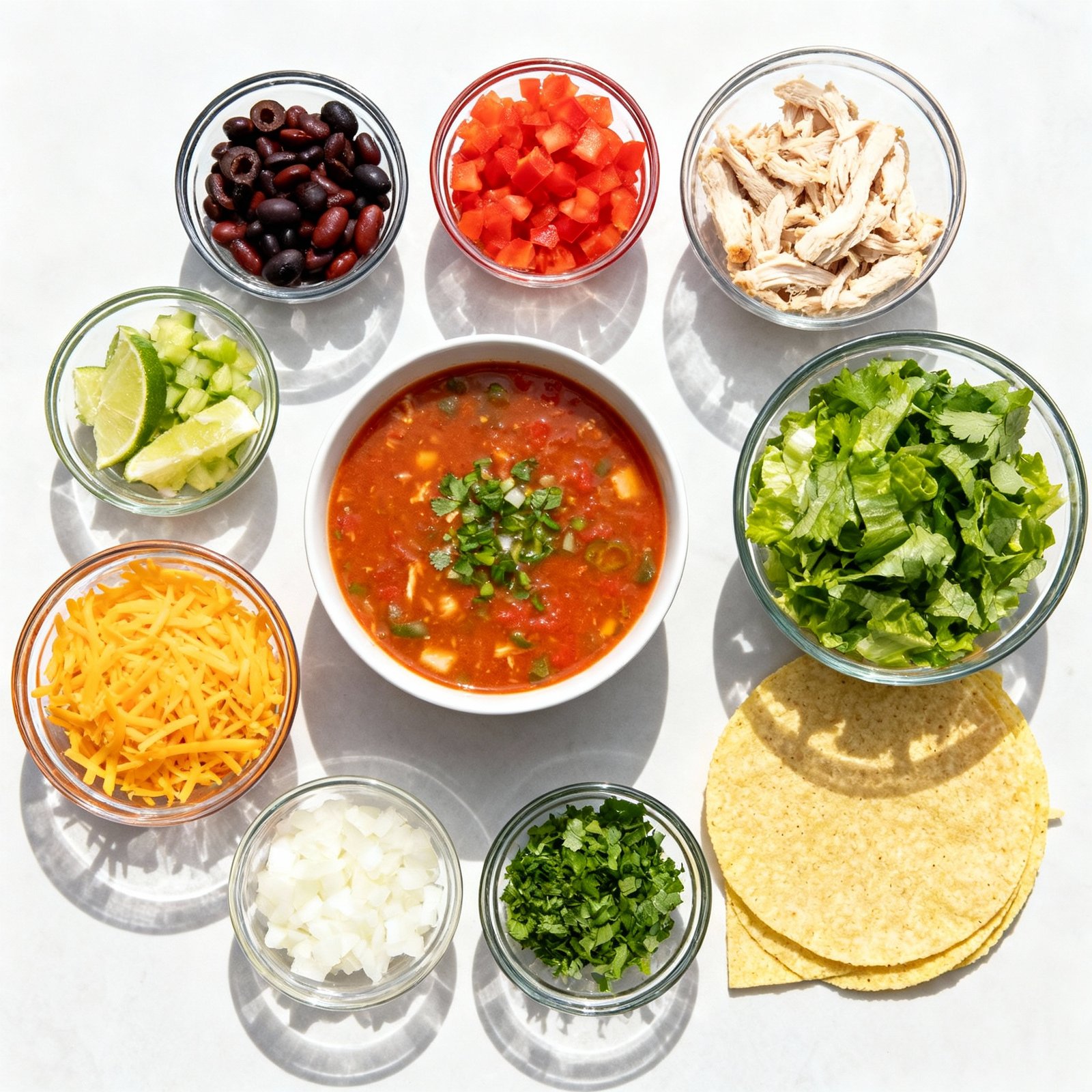 Chili’s Chicken Enchilada Soup Recipe ingredients