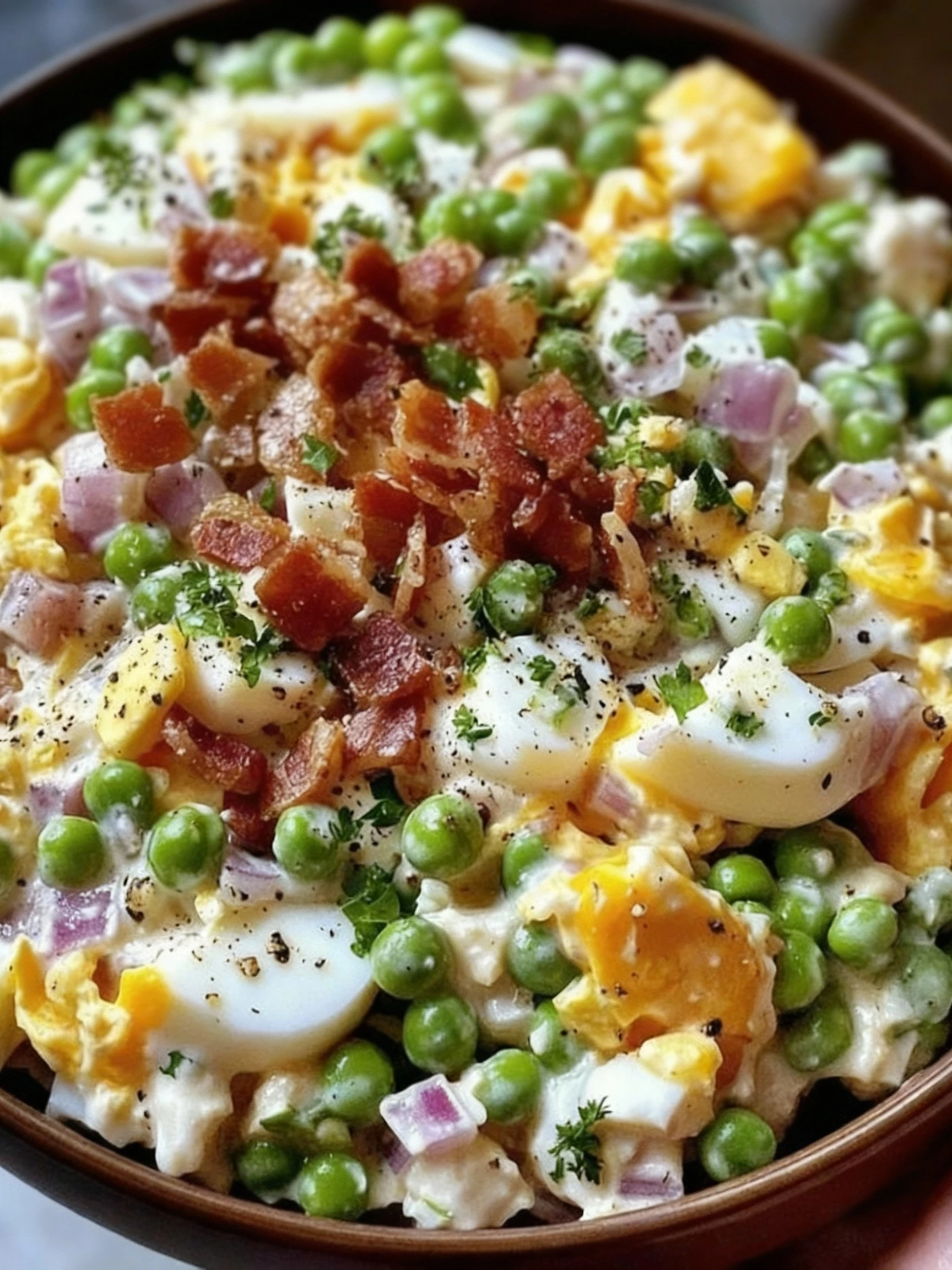 Classic Southern Pea Salad finished