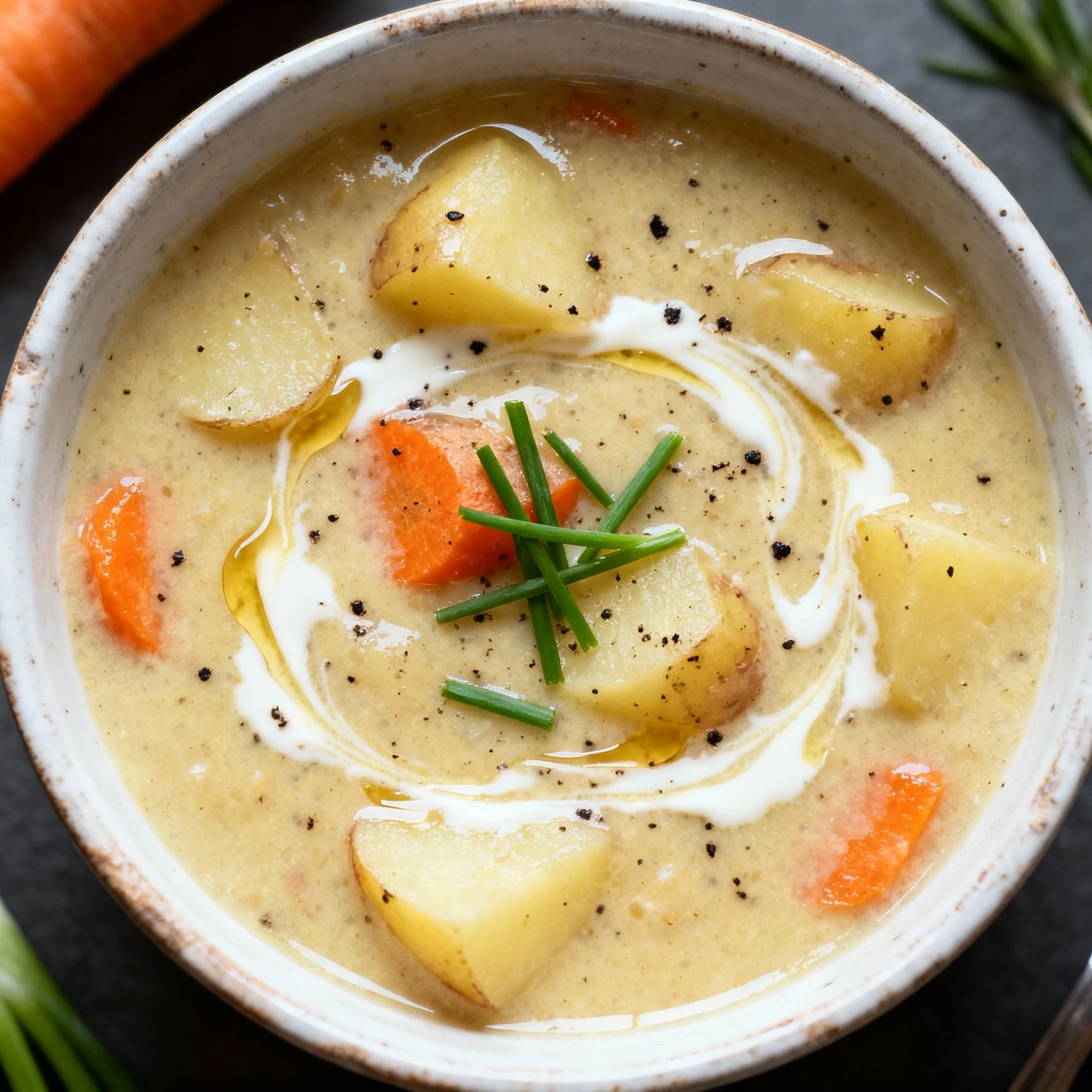 Cozy Fall Potato Soup in 30 Minutes finished