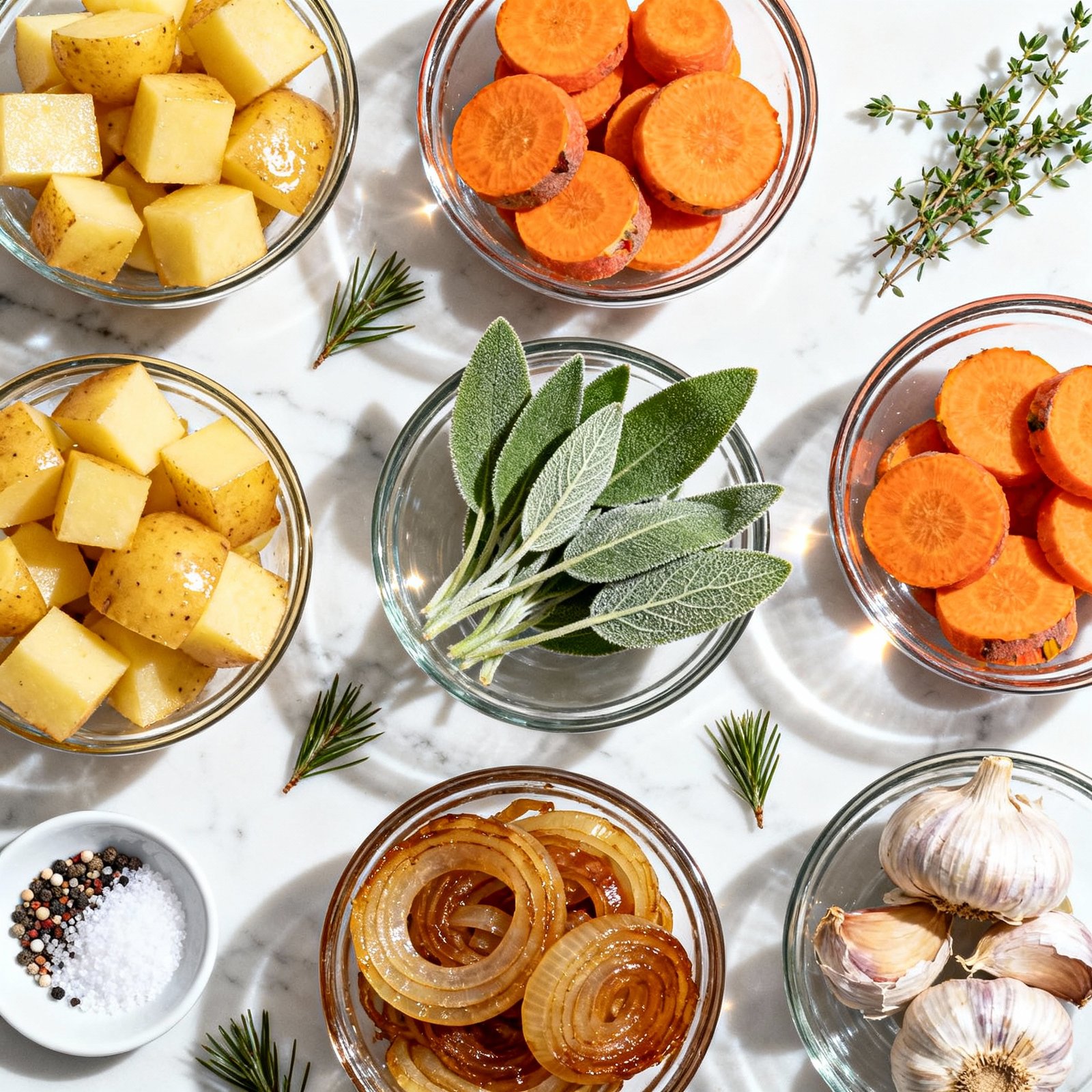 Cozy Fall Potato Soup in 30 Minutes ingredients