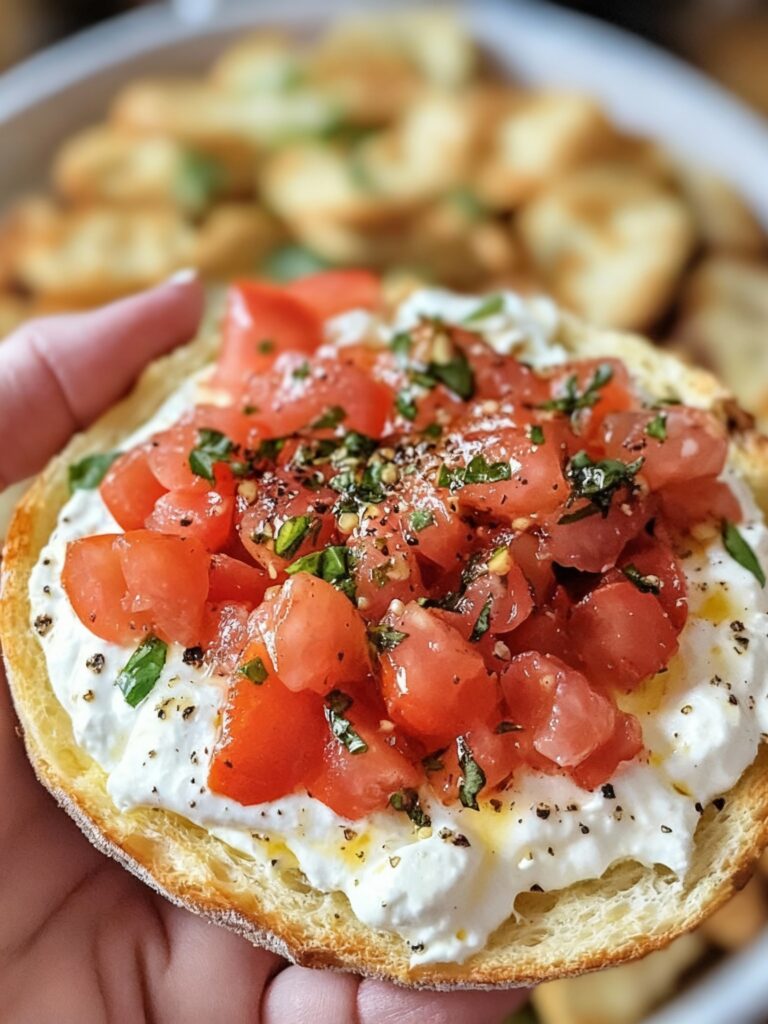 Creamy Bruschetta Dip Recipe