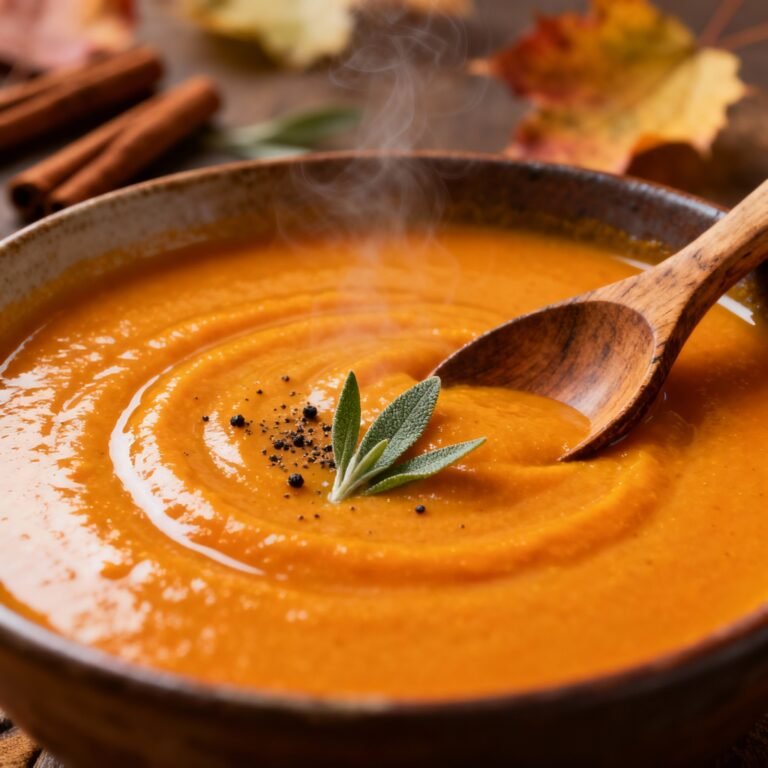 Creamy Pumpkin Soup – Cozy Fall Favorite