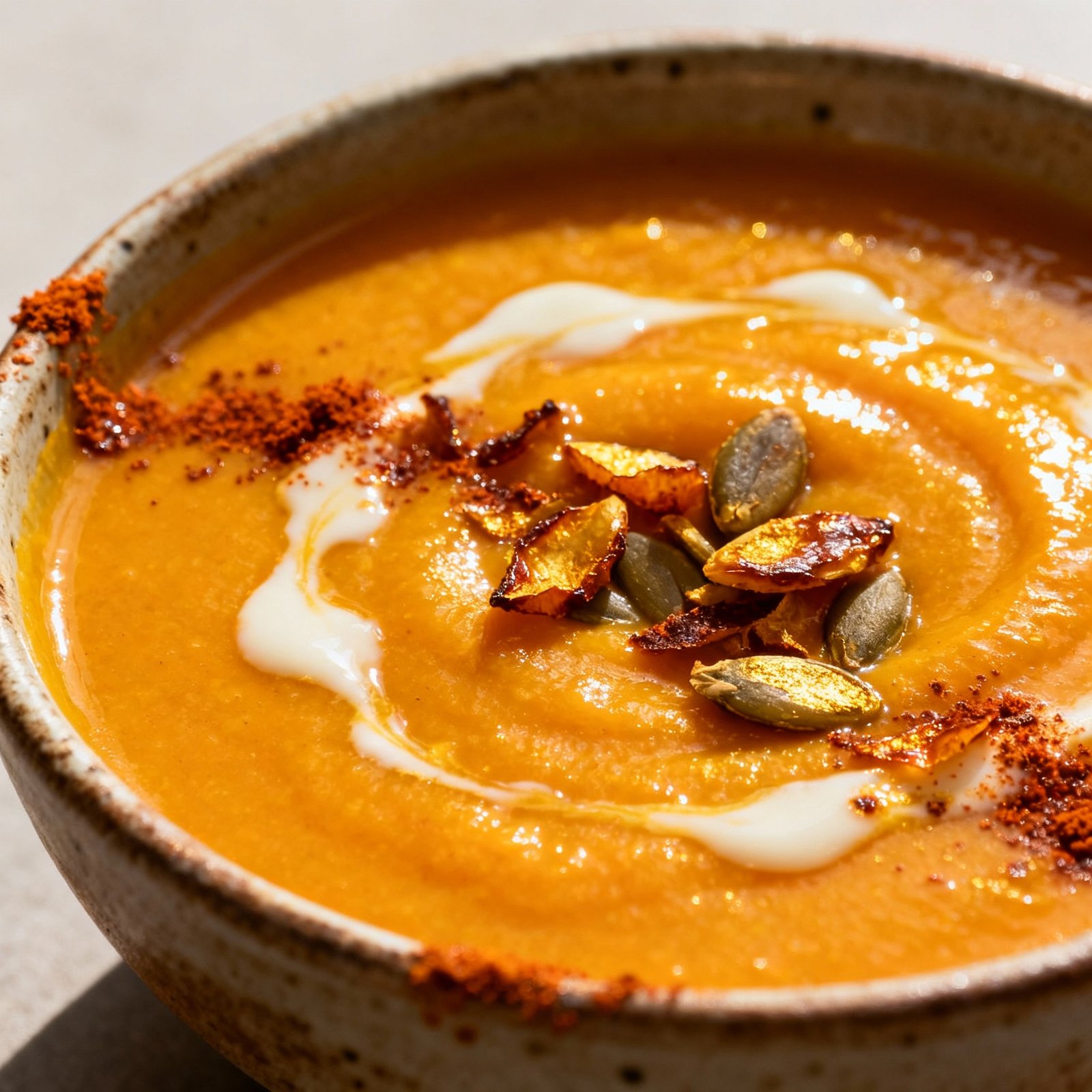 Creamy Pumpkin Soup – Cozy Fall Favorite finished
