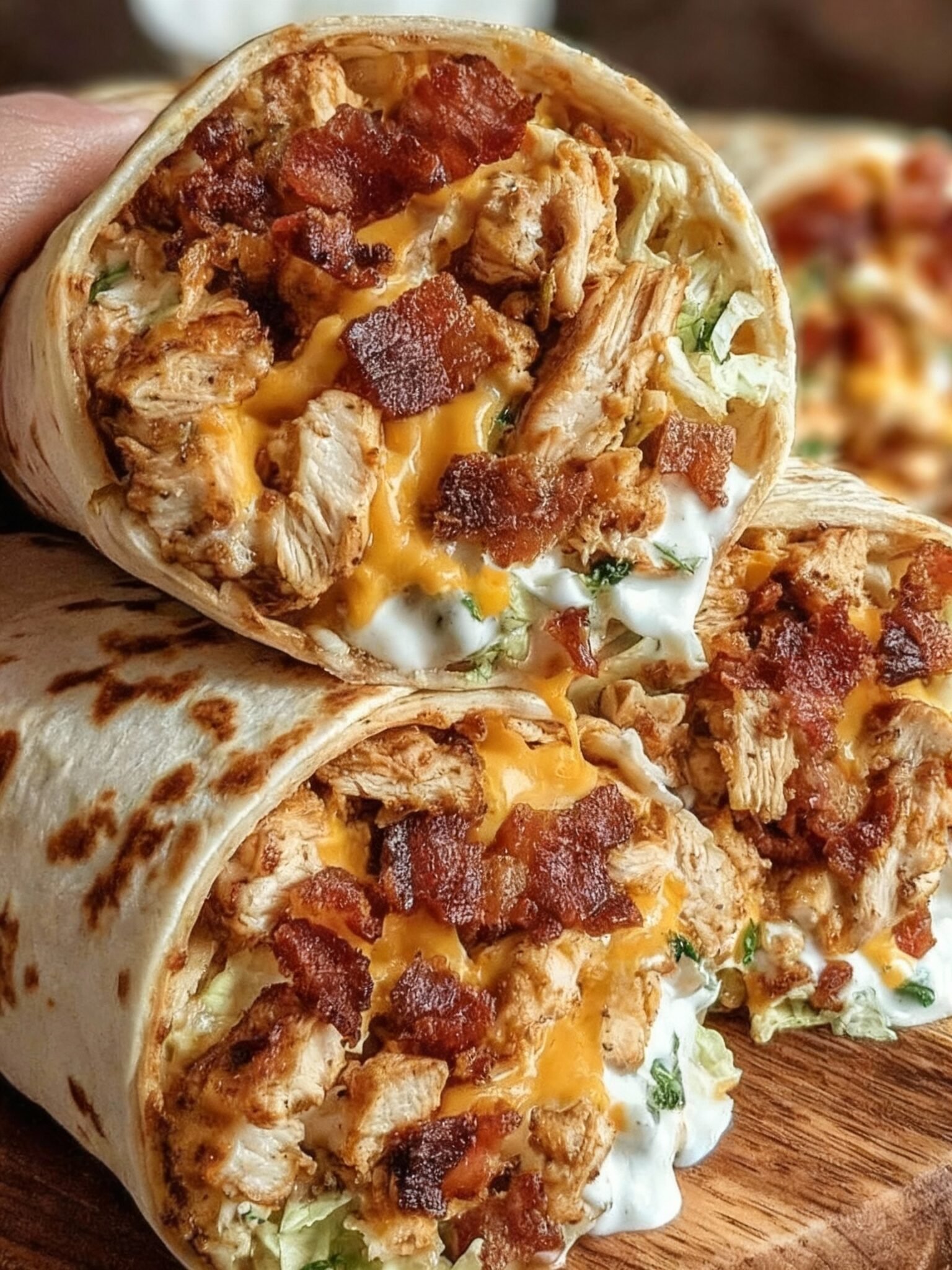 Crispy Bacon Chicken Ranch Wraps Recipe - rapidrecipes.blog
