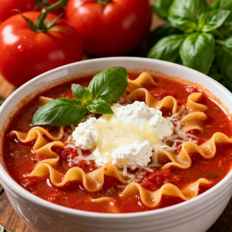 Crockpot Lasagna Soup Recipe