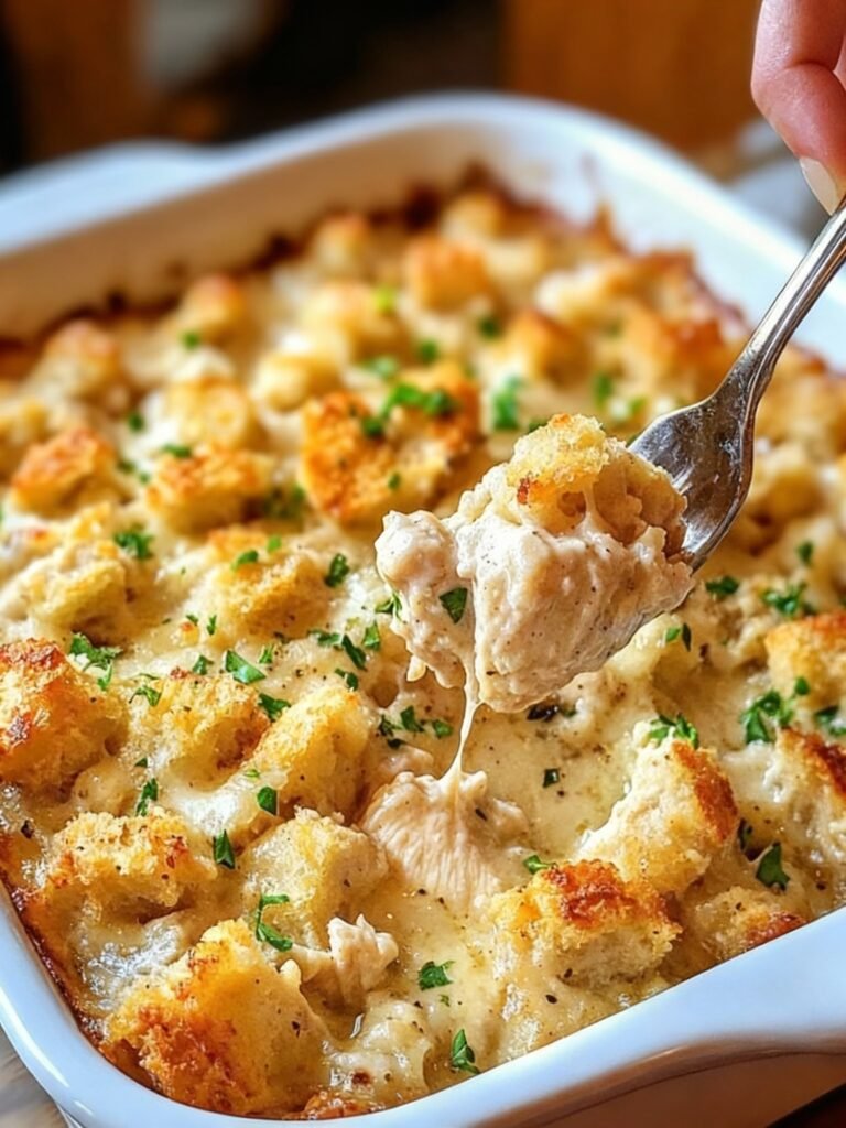 Dolly’s Chicken and Stuffing Casserole Recipe