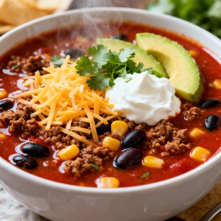 Easy Enchiladas Ground Beef Soup