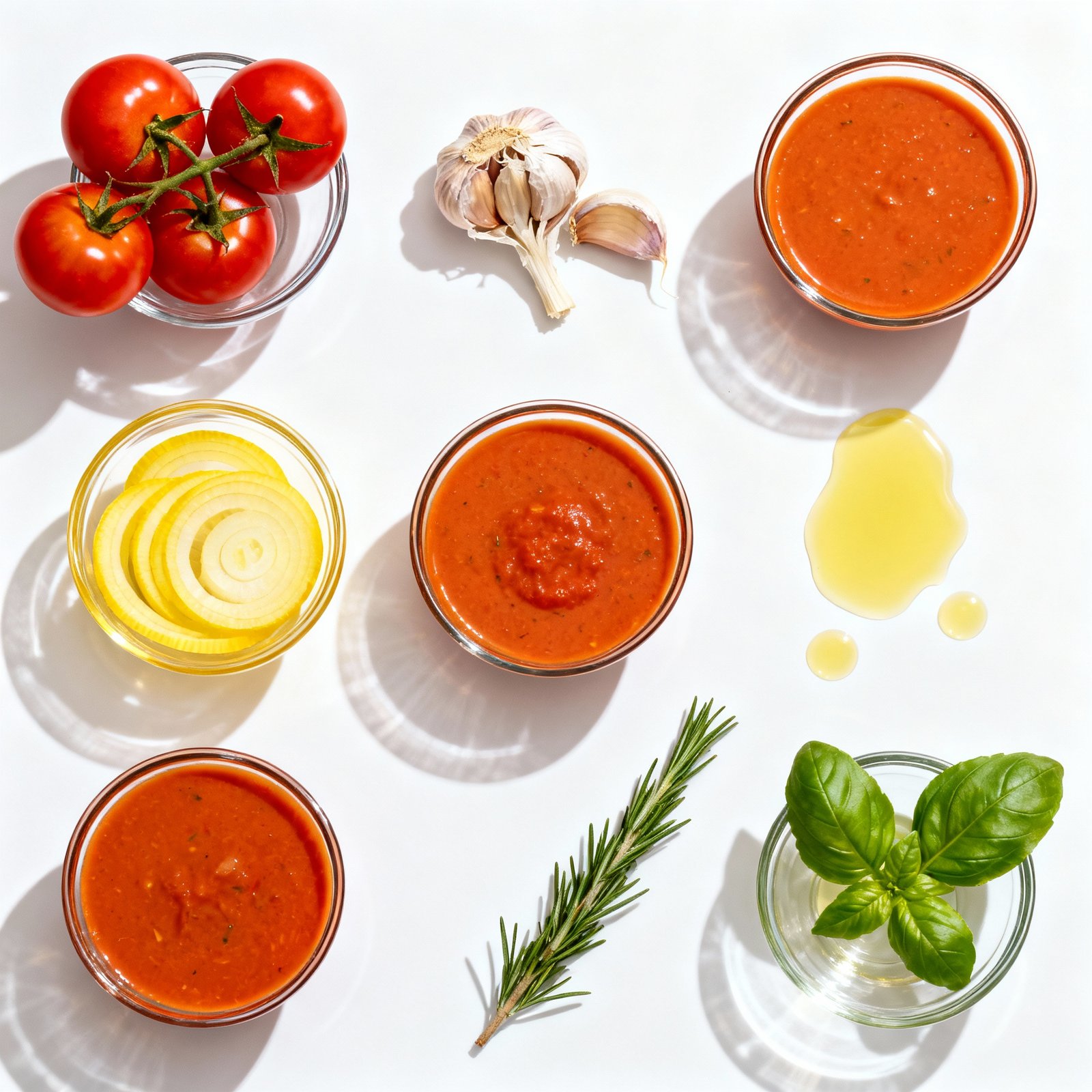 Easy Homemade Roasted Tomato Soup ingredients