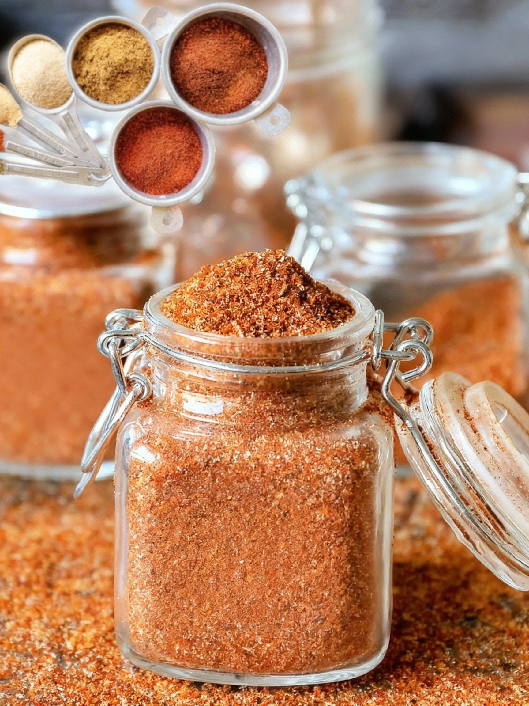 This easy homemade Taco Seasoning recipe adds amazing flavor to beef, chicken and veggies We love using it with enchi finished