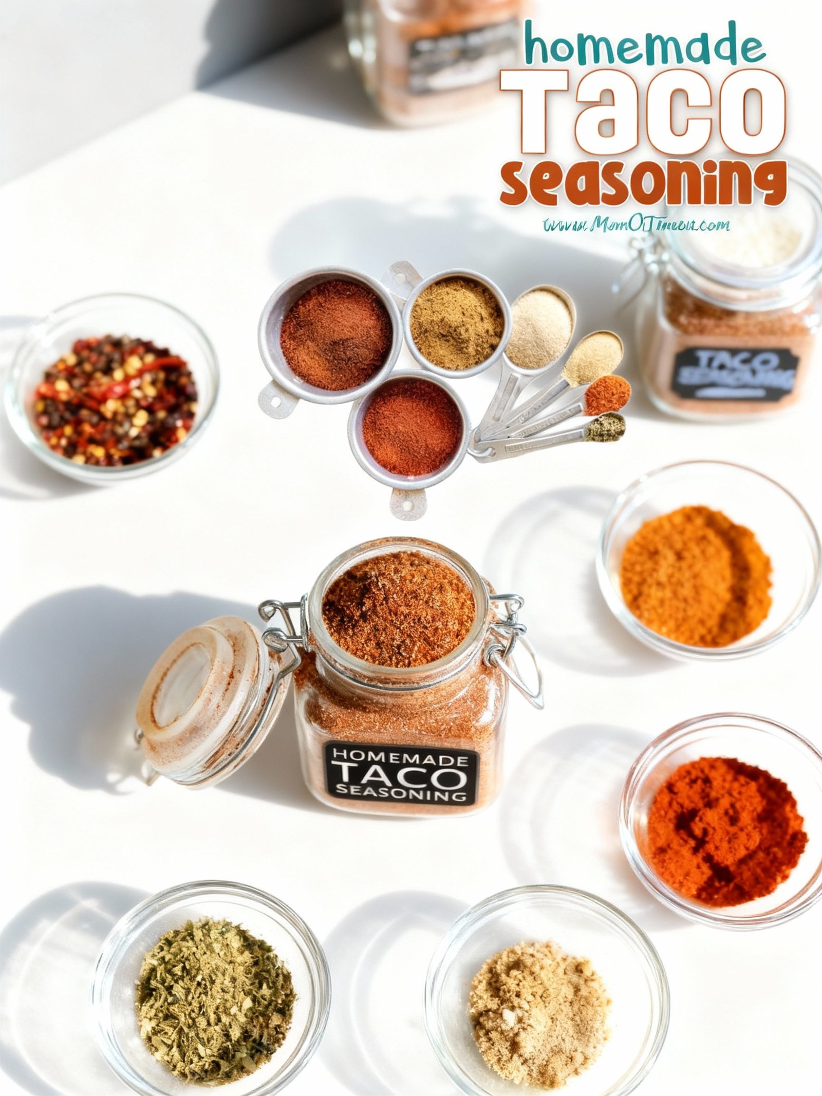 This easy homemade Taco Seasoning recipe adds amazing flavor to beef, chicken and veggies We love using it with enchi ingredients