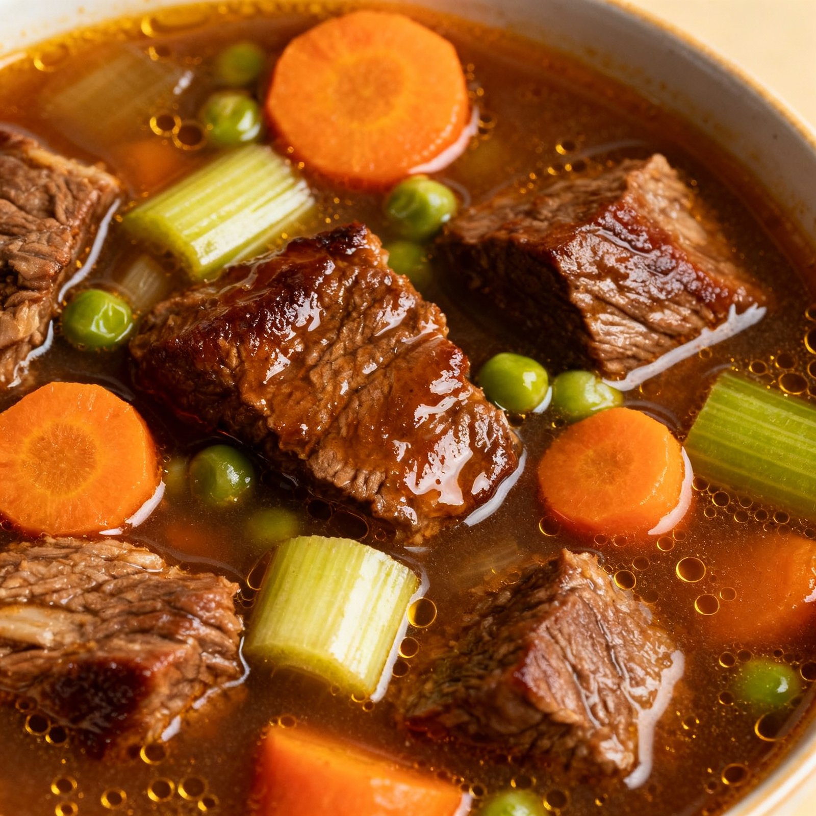 Easy Vegetable Beef Soup - Hearty & Healthy Recipe finished