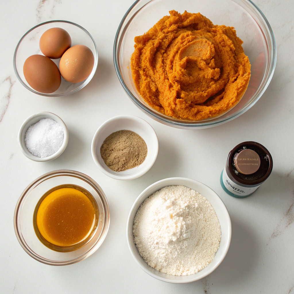 Gluten-Free Pumpkin Donuts ingredients