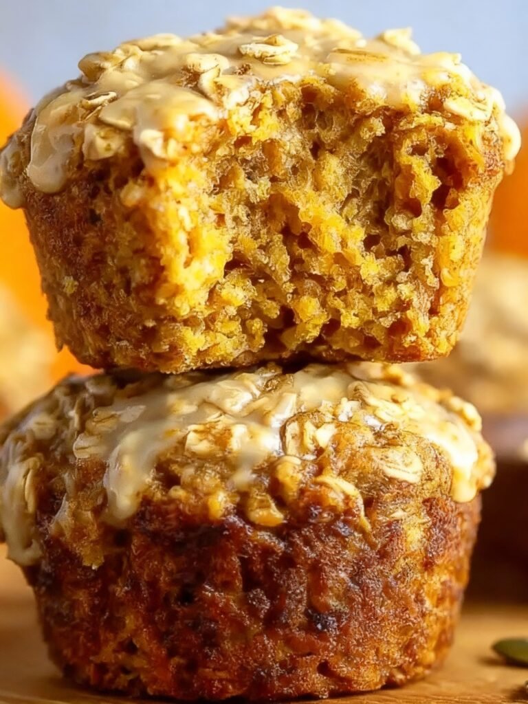Healthy Pumpkin Oat Muffins Recipe