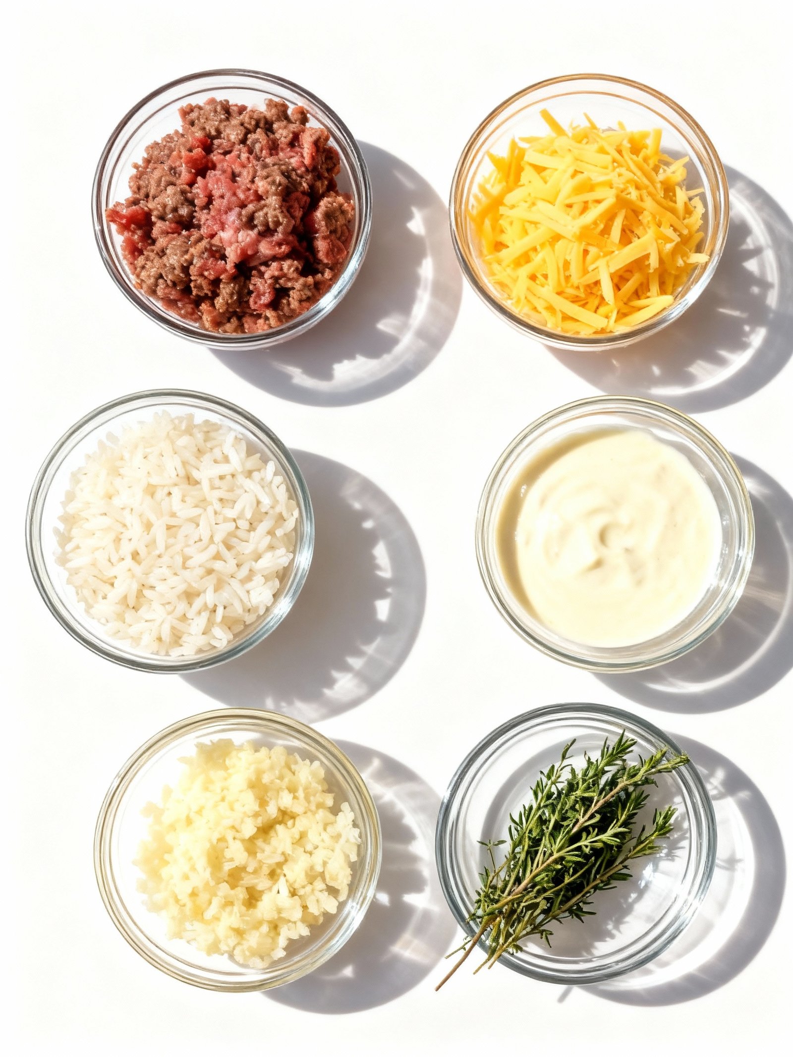 Hearty Beef and Rice Casserole with Creamy ingredients