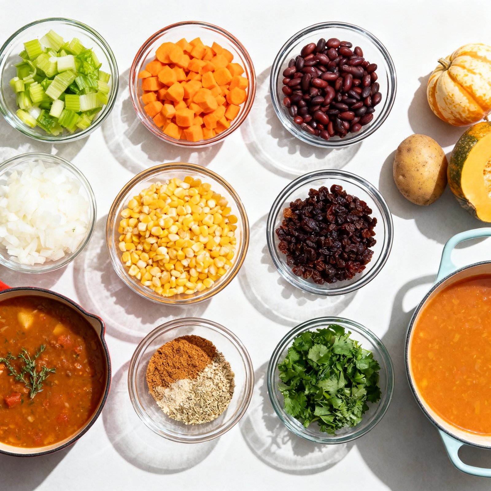 Easy Ways to Host a Cozy Fall Soup Party ingredients