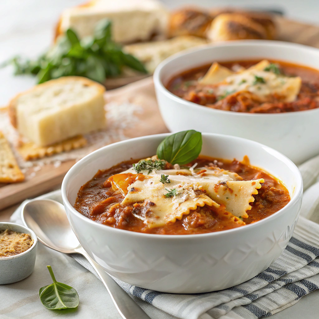  Lasagna Soup finished dish
