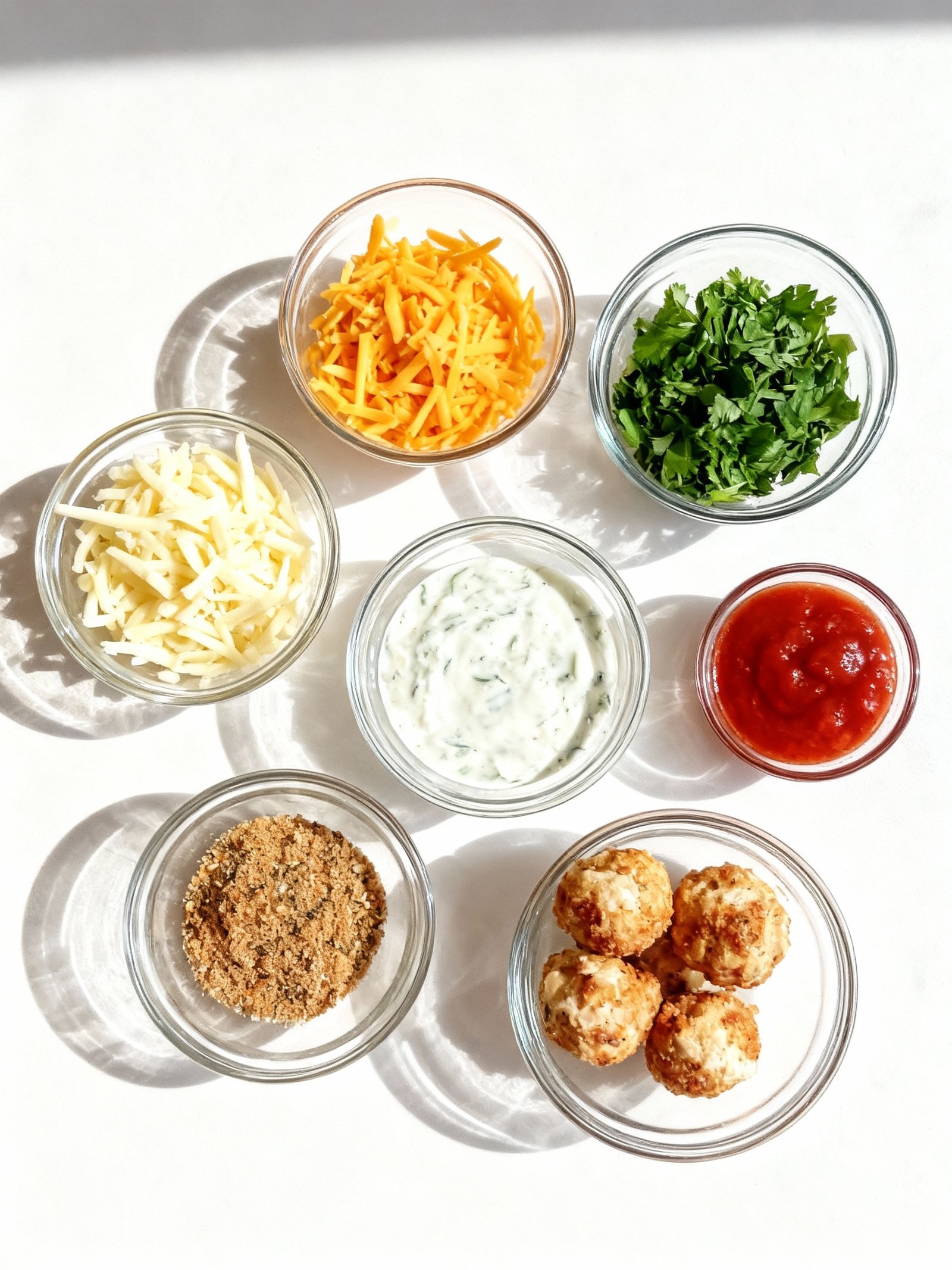 Melted Mozzarella & Ranch Chicken Bombs ingredients