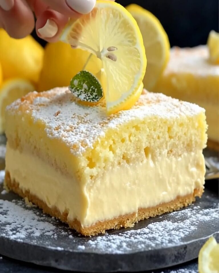 Classic Old Fashioned Lemon Custard Cake Ready in 30 Minutes