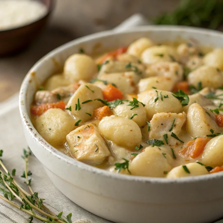 Easy One Pot Gnocchi Chicken Pot Pie Recipe
