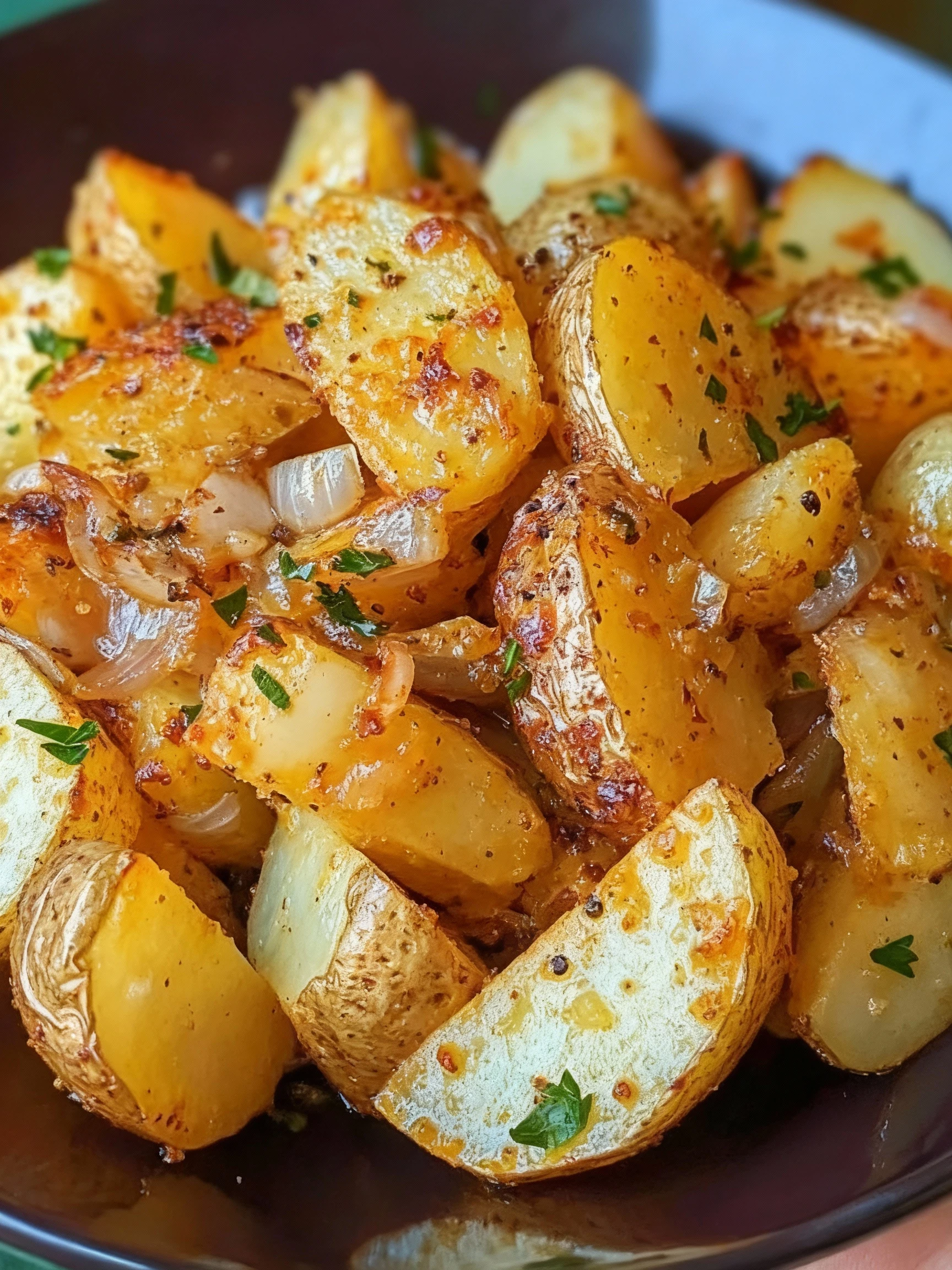 Oven-Fried Potatoes with Onions finished