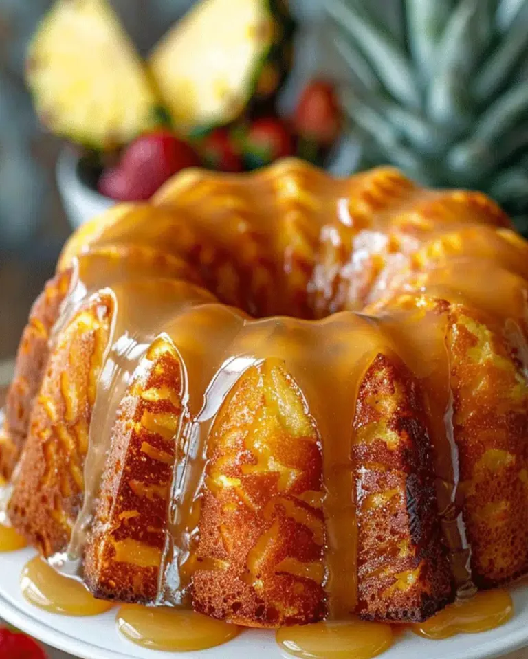 Easy Pineapple Juice Bundt Cake Recipe Ready in 30 Minutes