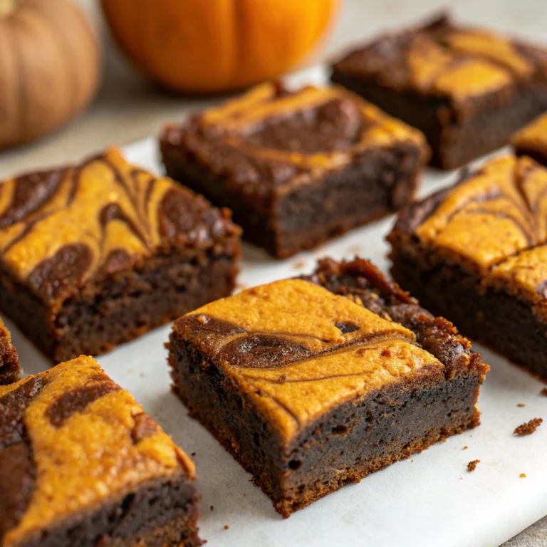 Pumpkin Brownies