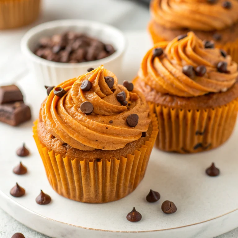 Pumpkin Chocolate Chip Cupcakes