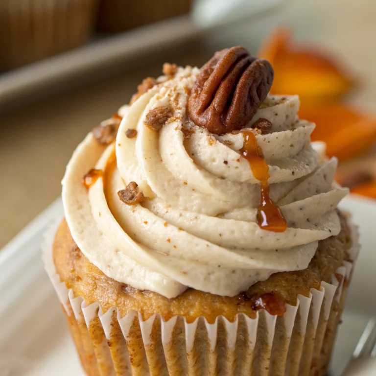 Best Pumpkin Cupcakes with Cinnamon Cream Cheese Frosting