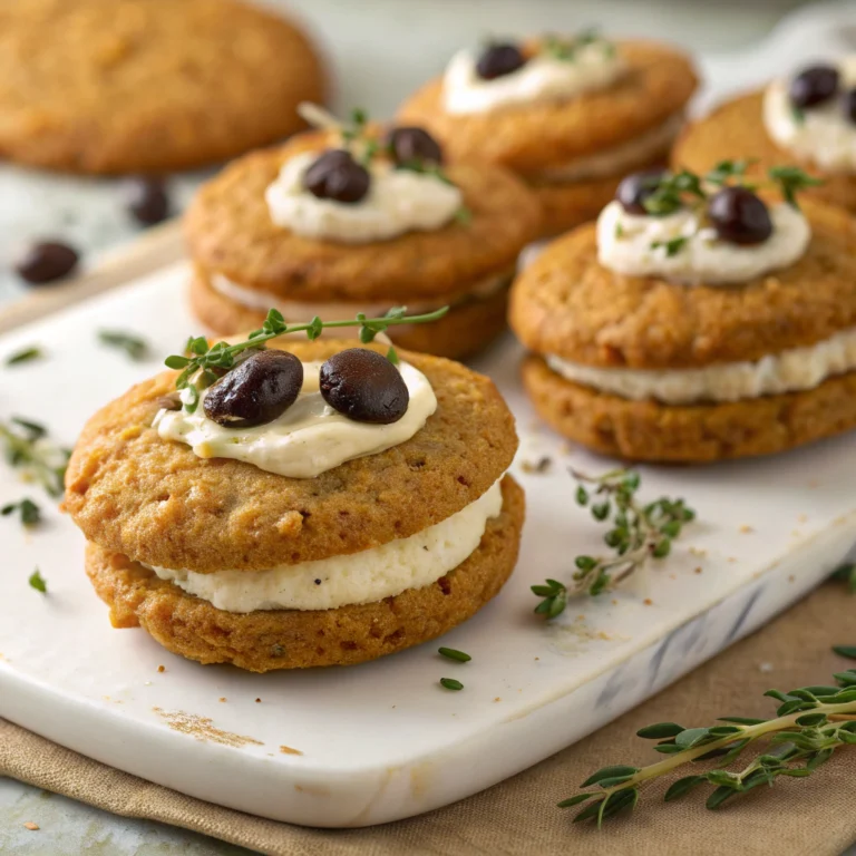 pumpkin oatmeal cream pies – olives + thyme