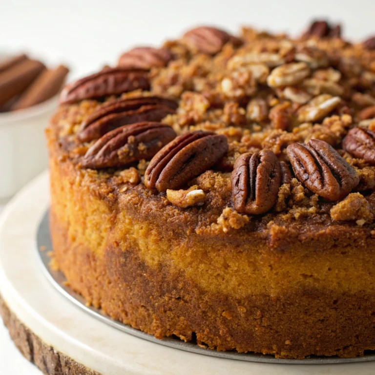Pumpkin Pecan Coffee Cake