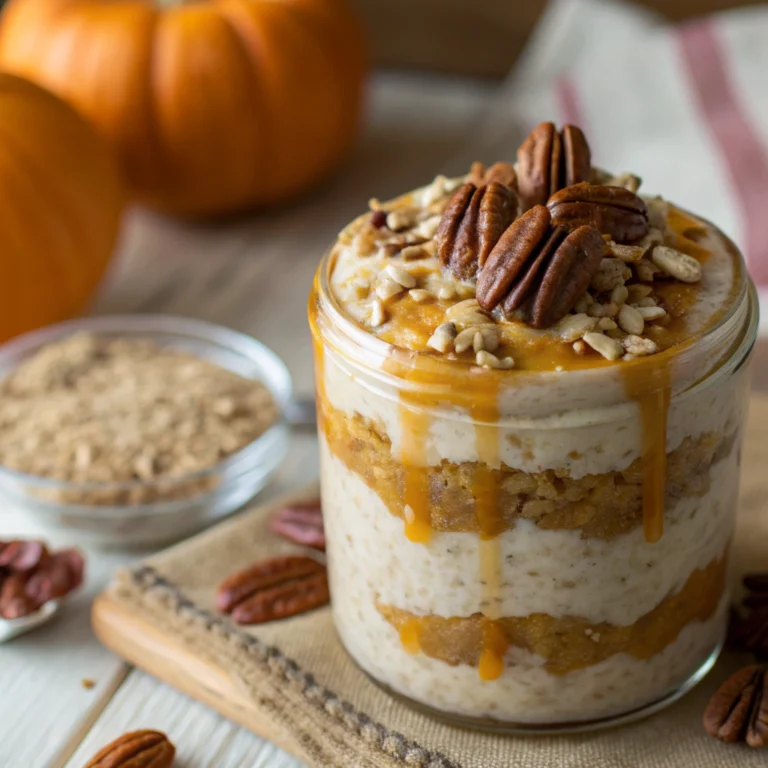 Easy Pumpkin Pie Overnight Oats Recipe