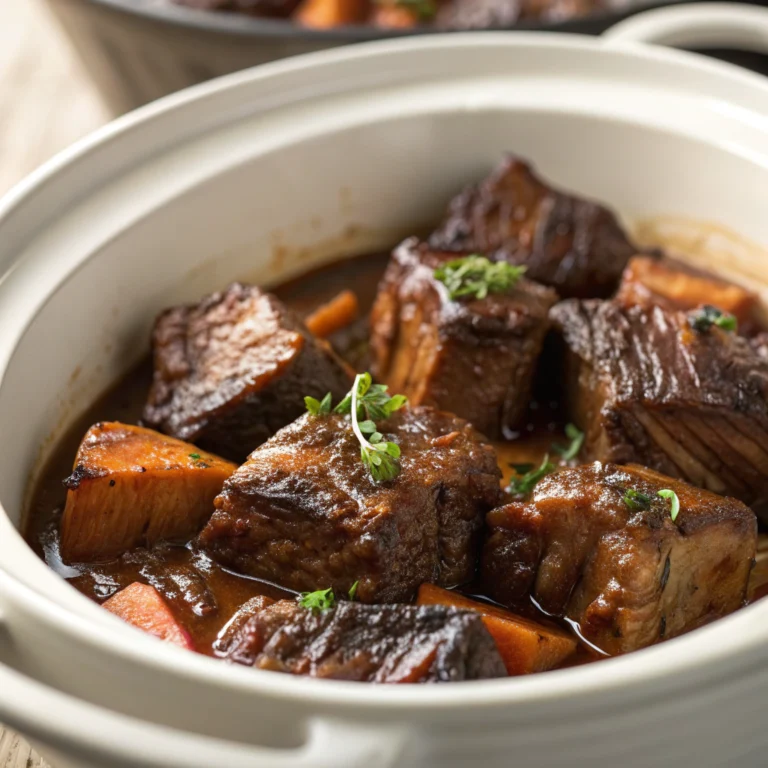 SLOW COOKER SHORT RIBS