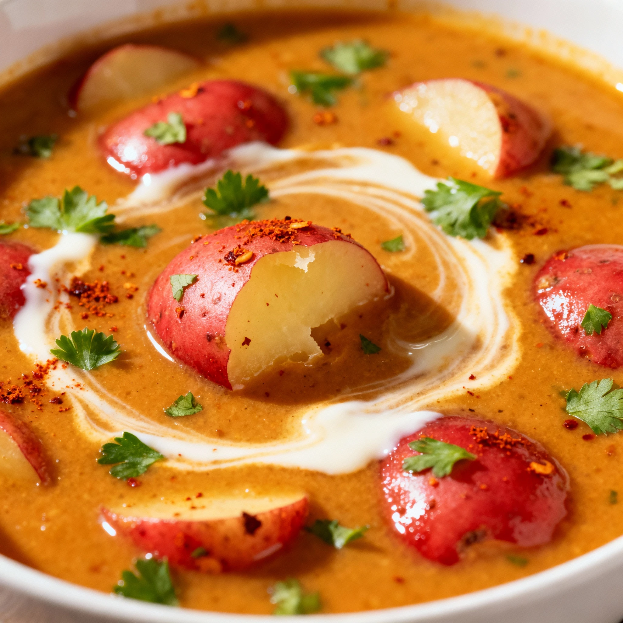 Spicy Cajun Potato Soup – Comfort in Every Bite! finished