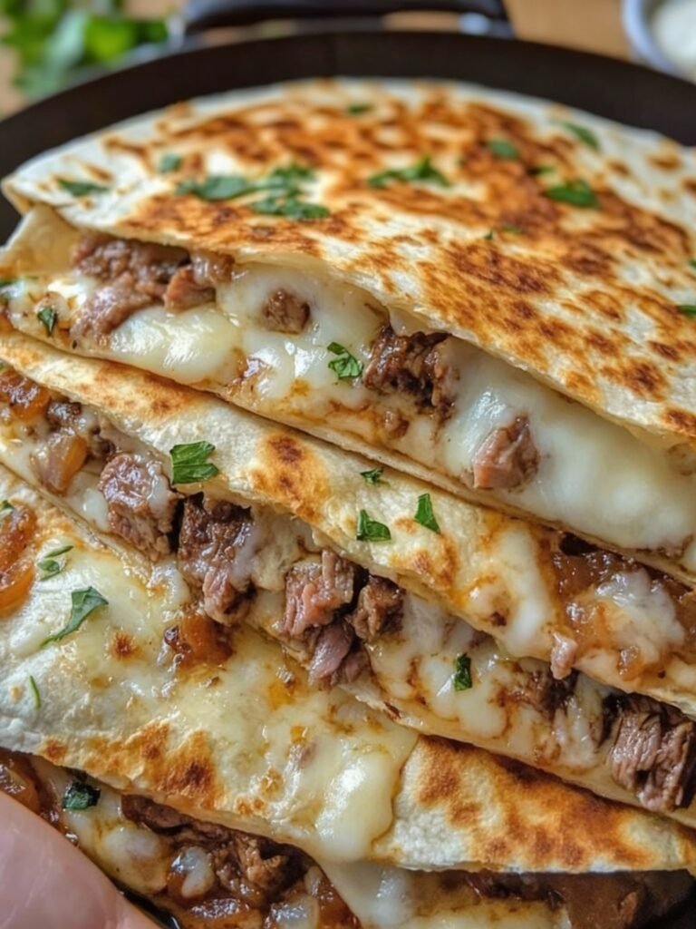 Steak & Cheese Quesadillas Recipe