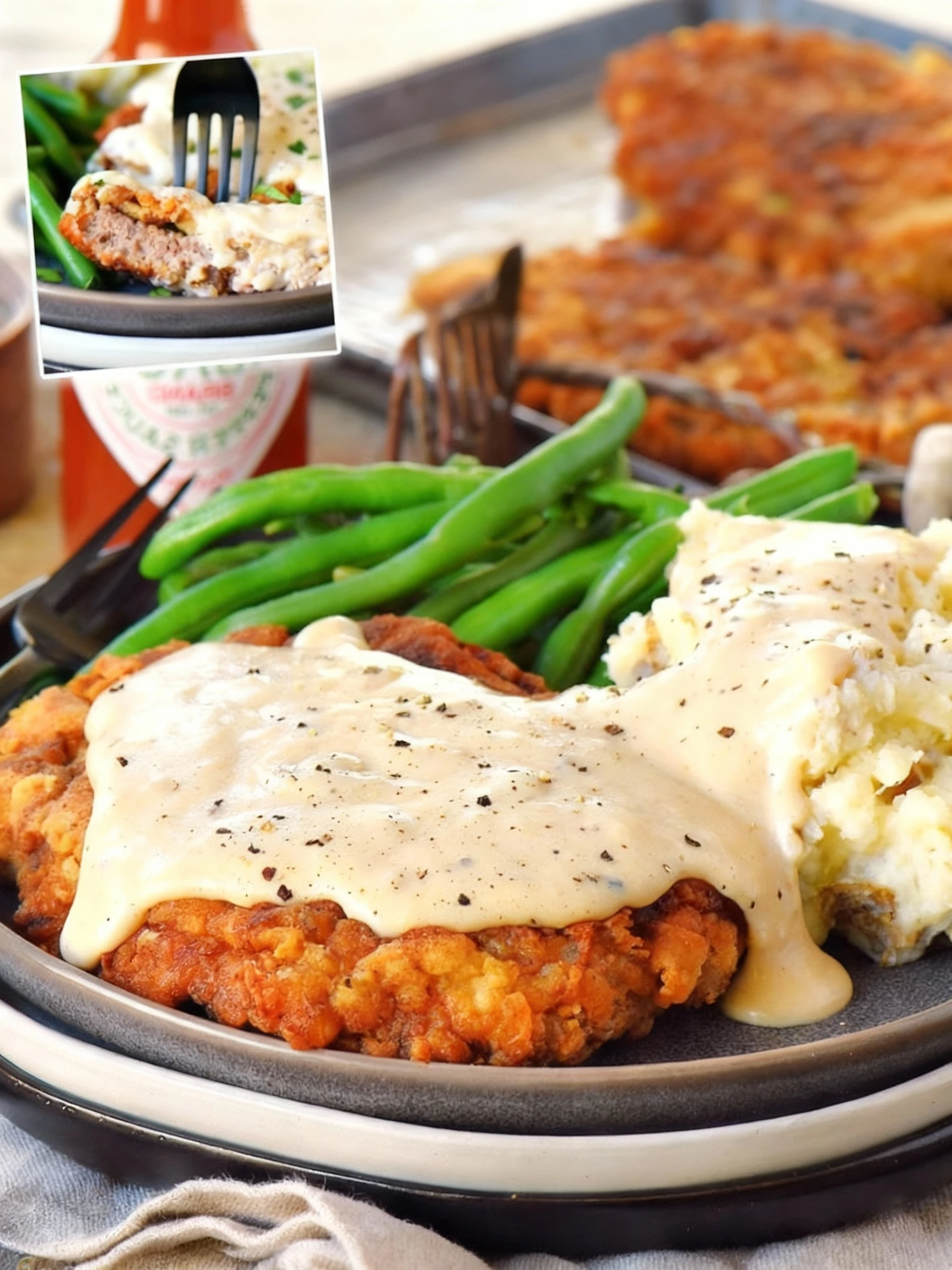 The Ultimate Chicken Fried Steak finished