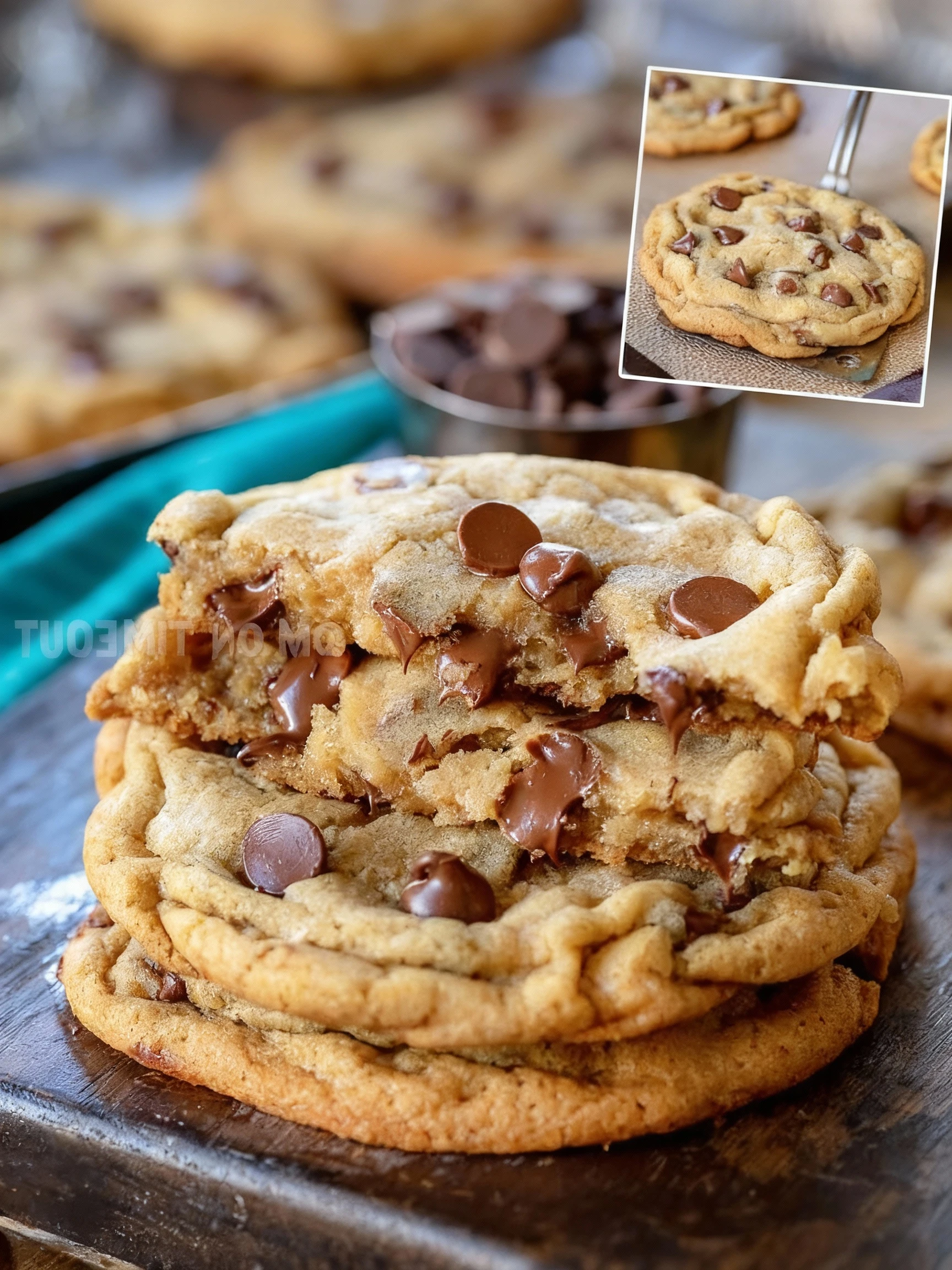The ULTIMATE Chocolate Chip Cookie! Melissa says, OMG! Stop! Look no more! These are the best freak... finished