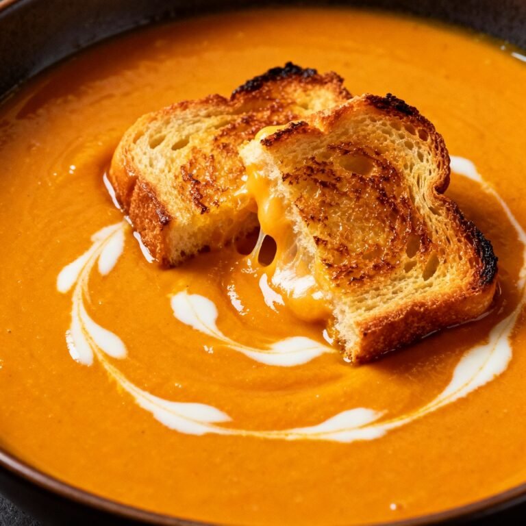 Ultimate Pumpkin Bisque with Grilled Cheese Croutons | Easy Fall Comfort Food