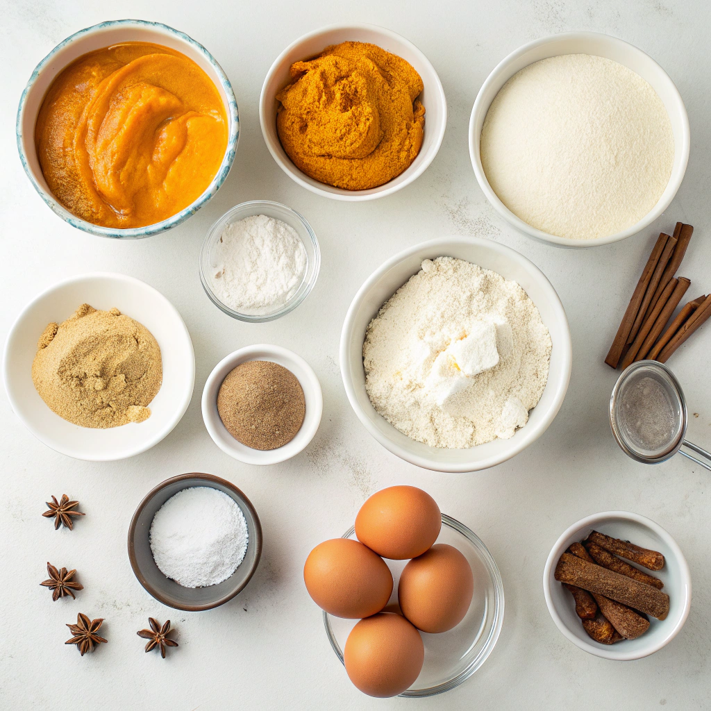Vanilla Chai Pumpkin Spice Latte Cupcakes [50 Minutes] - Chasety ingredients