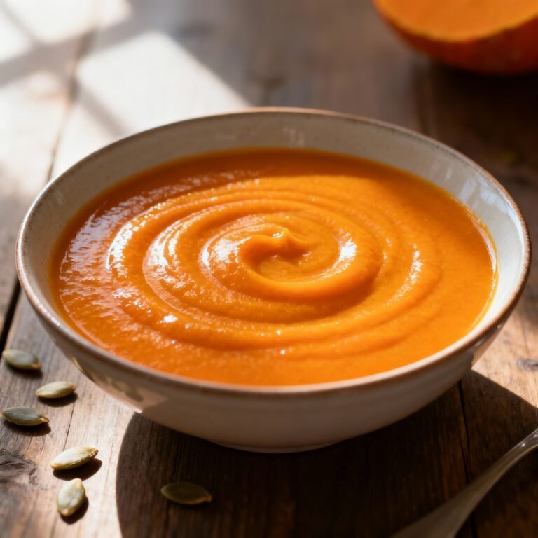 Velvety Homemade Pumpkin Soup