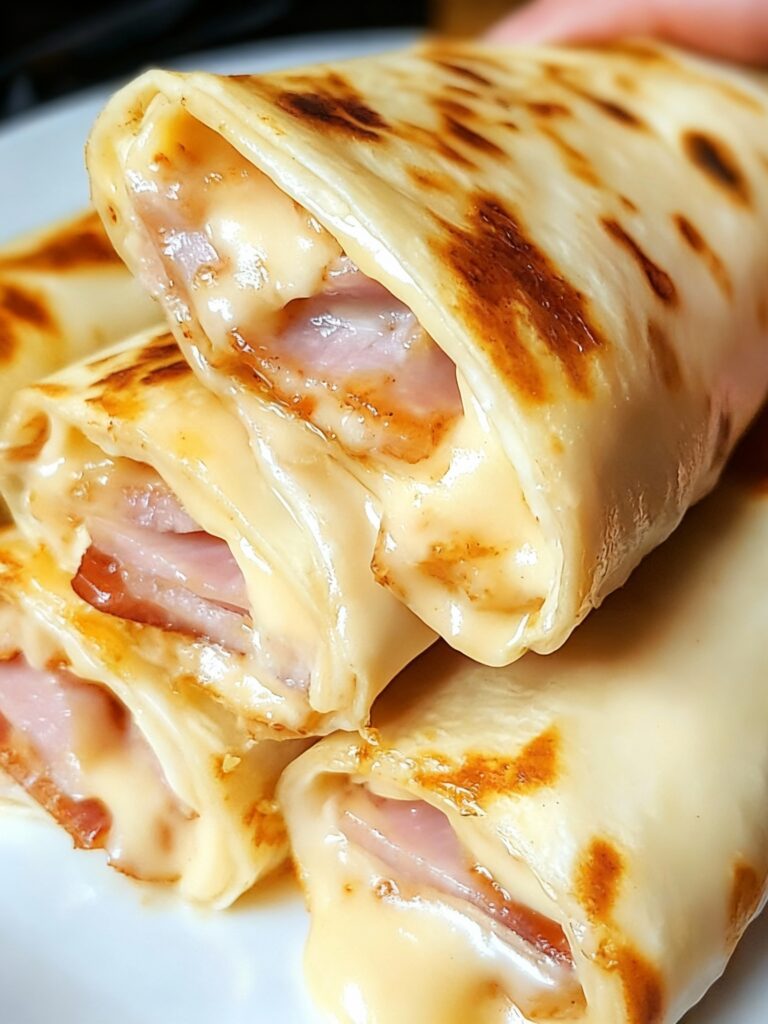 Air Fryer Chicken Ham Wraps Recipe