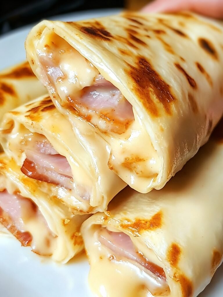 Air Fryer Chicken Ham Wraps Recipe
