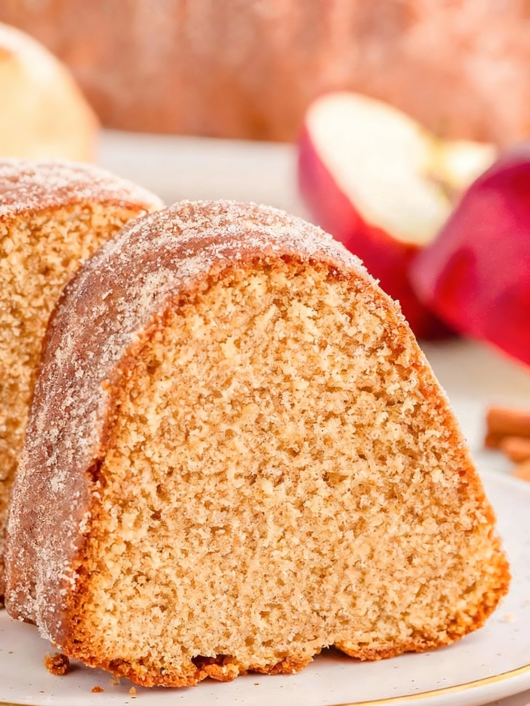 Apple Cider Donut Cake finished