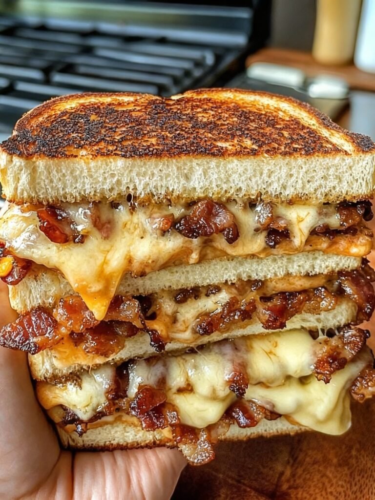 Epic Smash Burger Bacon Patty Melts Recipe