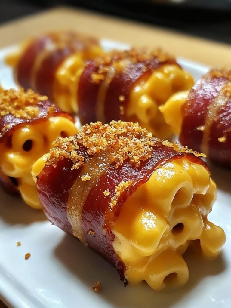 Bacon-Wrapped Mac & Cheese Bites Recipe