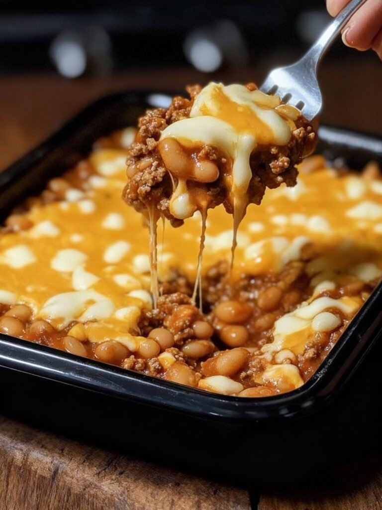 Baked Beans and Ground Beef Casserole Recipe