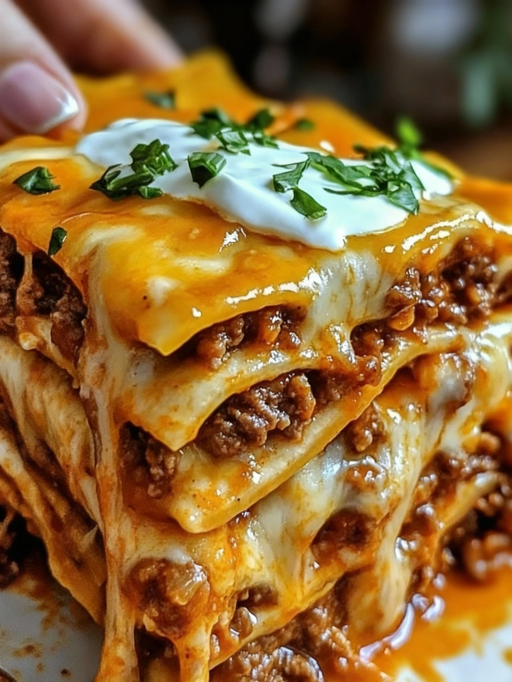 Baked Burrito Casserole finished