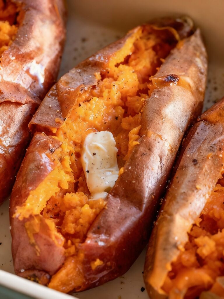Perfect Baked Sweet Potatoes Recipe